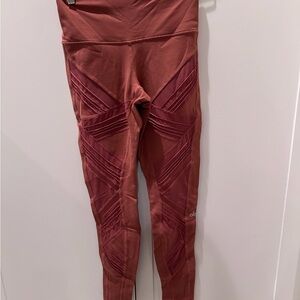 ALO Yoga Moto Dusty Rose Leggings